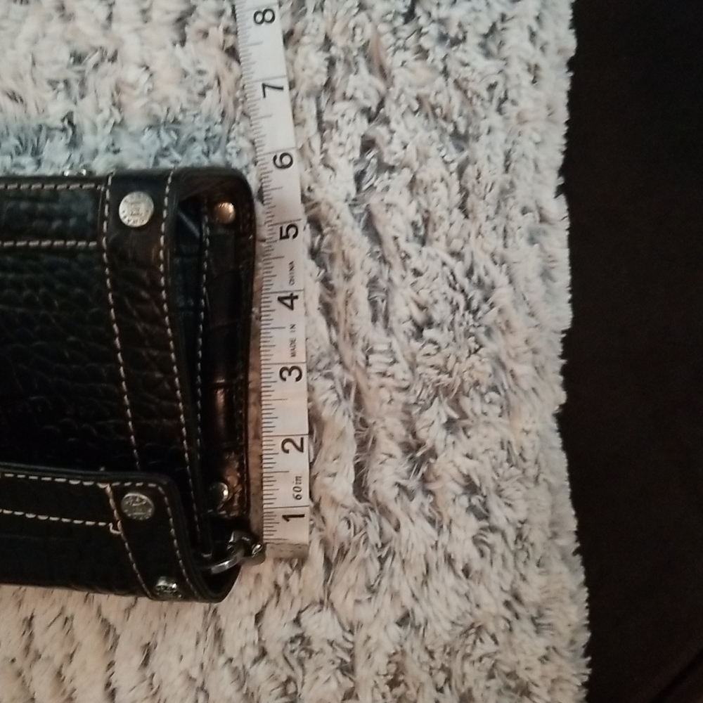 Black women alligator print hand bag. Very good conditions. No defects - Picture 9 of 10